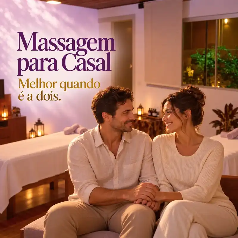 Massagem para Casal: a Dois, no Mesmo Ambiente